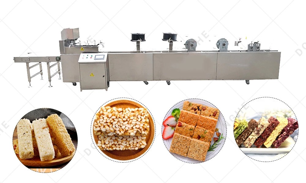 Fruit Nuts Snacks Grain Bar Making Machine Chocolate Protein Cereal Bar Production Line
