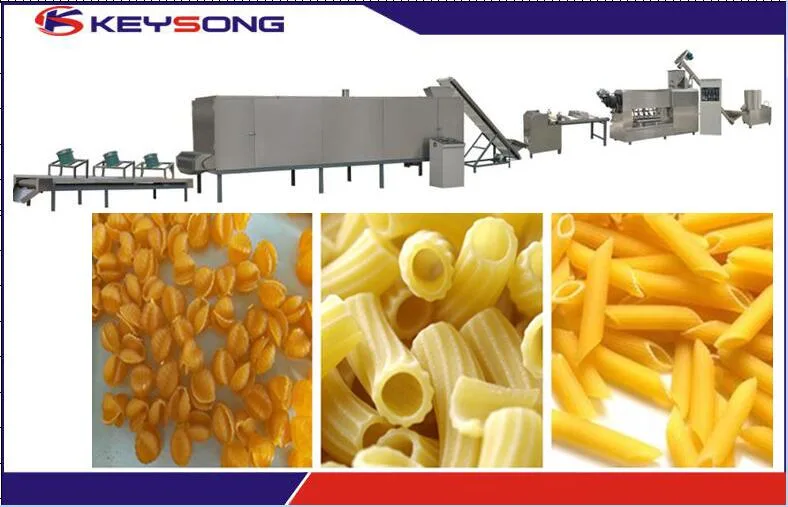 Single Screw Extruder Pasta Macaroni Production Line