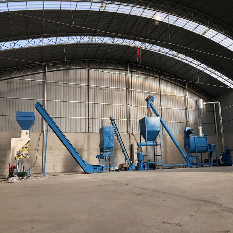 1000kg /H Animal Grass Feed Production Line / Grain Feed Pellet Making Line for Sale