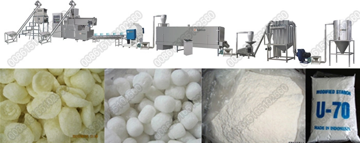 400kg/H Automatic Pregel Modified Starch Making Machine for Food Industry as Stabilizer