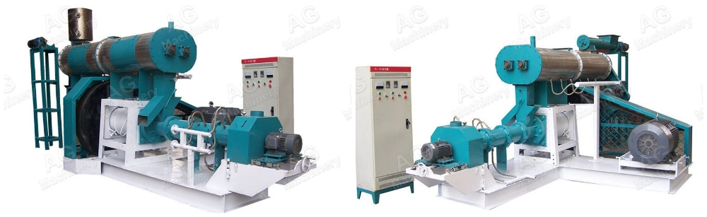 Automatic Fish Feed Pellet Mill Dog Food Extrusion Processing Machine Line