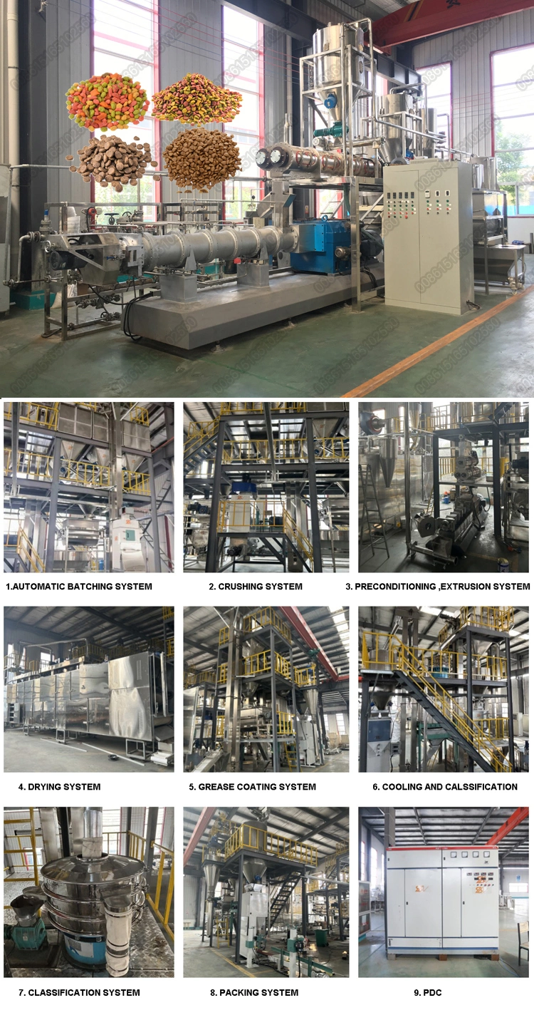 1000kg/H Pet Food Machine for Making Various Shapes Dog Food, Cat Food and Fish Feed