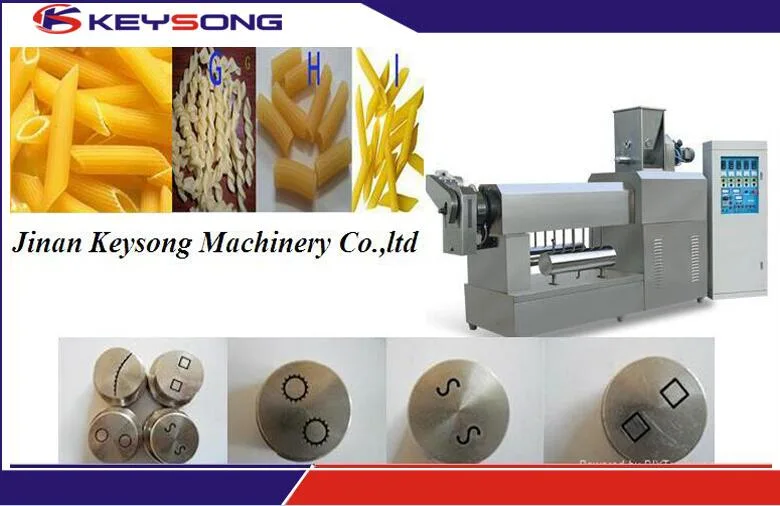 Single Screw Extruder Pasta Macaroni Production Line