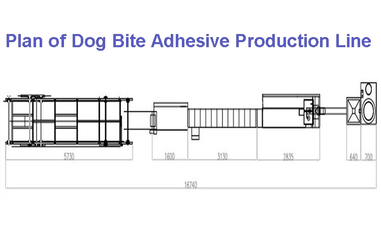 Dog Bite Glue Processing Line Dog Biting Glue Production Line for Pet Chew Food Making Equipment
