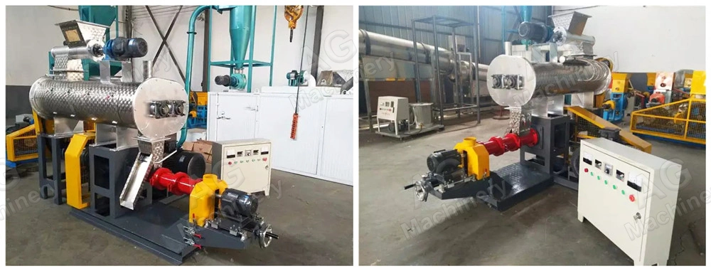 Automatic Fish Feed Pellet Mill Dog Food Extrusion Processing Machine Line