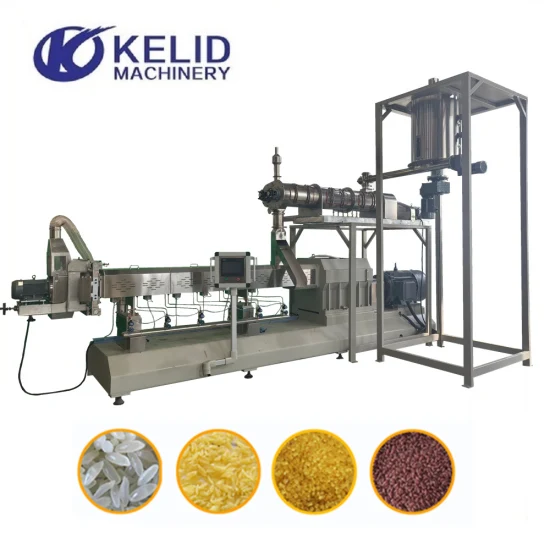 Twin Screw Extruder Diabetic Rice Reconstituted Nutrition Rice Production Line