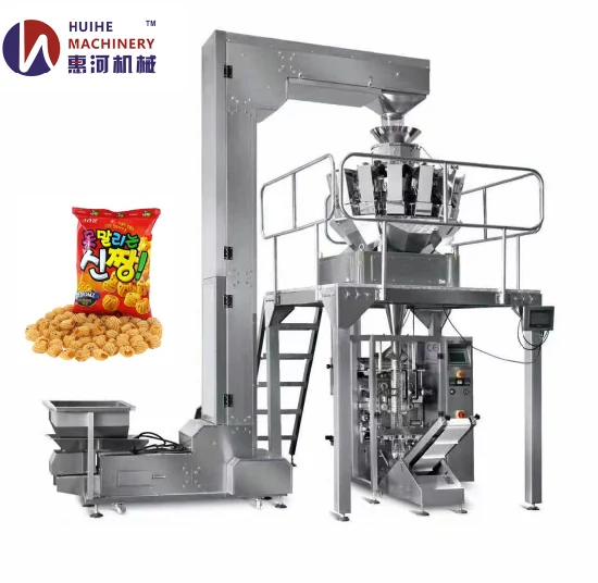 Peanuts French Fries Namkeen Pouch Popcorn Nitrogen Potato Chip Snacks Puffed Food Packing Machine