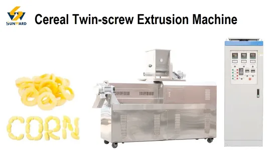 Puffed Cereals Basing Non-Fried Snack Food Processing Line Machinery