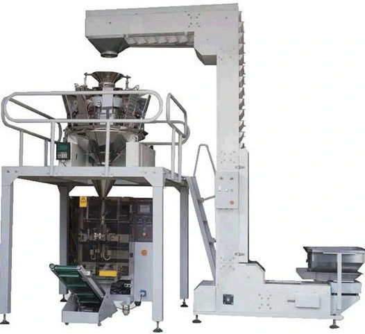 Automatic Vertical Granual Food Rice Salt Pasta Macaroni Plastic Bag Filling Weighing Sealing Packing Packaging Machine/Machinery (2022 New)