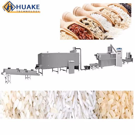 Nutritious Rice Extruder Fortified Rice Making Processing Machine Artificial Rice Production Line