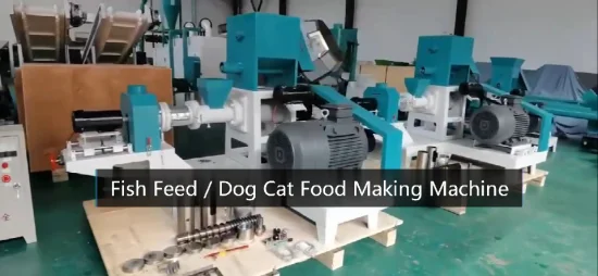 Multipurpose Feed Pellet Machine, Pet Dog Cat Food Machine, Floating Fish Feed Extruder, Fish Feed Machine