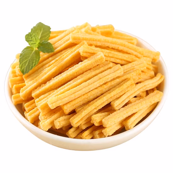 Corn Chips Production Line of Nachos Fried Flour Sticks Bugles Snack Food Processing Machine